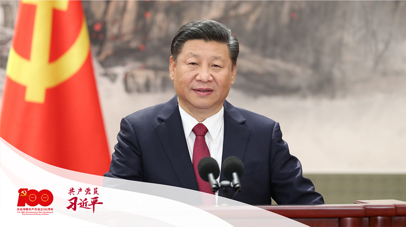 2017年10月25日，習(xí)近平等十九屆中共中央政治局常委同中外記者見面。這是習(xí)近平發(fā)表重要講話。