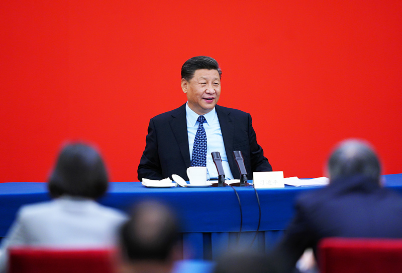 2020年5月23日，習(xí)近平總書記看望參加全國政協(xié)十三屆三次會議的經(jīng)濟(jì)界委員，并參加聯(lián)組會，聽取意見和建議。